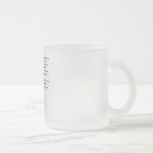 Taza De Cristal Esmerilado Poseer el vidrio esmerilado del árbitro del (Derecha)