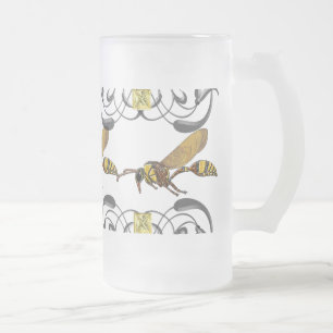 Taza De Cristal Esmerilado Potter Wasp