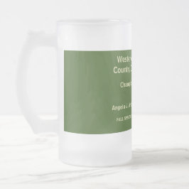 Taza De Cristal Esmerilado Premio al Torneo de Golf 🏌