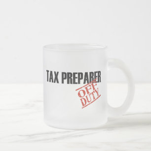TAZA DE CRISTAL ESMERILADO PREPARADOR DE IMPUESTO FUERA DE SERVICIO