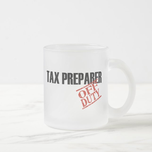 TAZA DE CRISTAL ESMERILADO PREPARADOR DE IMPUESTO FUERA DE SERVICIO (Derecha)