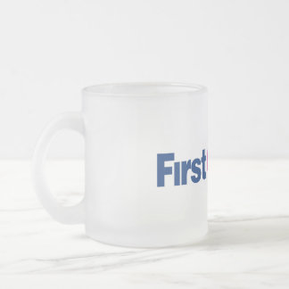 Taza De Cristal Esmerilado Primer paro de bus