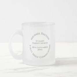 Taza De Cristal Esmerilado Primer tazón de café de vidrio escarpado de la San