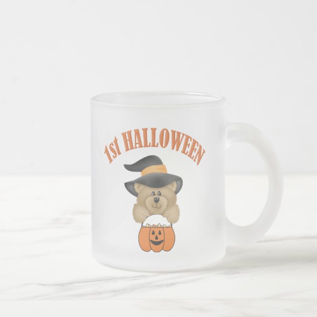Taza De Cristal Esmerilado Primera Halloween (Derecha)