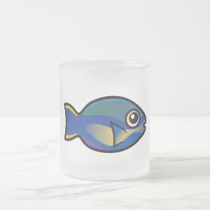 Taza De Cristal Esmerilado Princesa linda Parrotfish