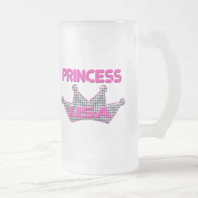 Taza De Cristal Esmerilado Princesa Lisa (Derecha)
