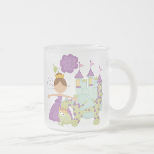 Taza De Cristal Esmerilado Princesa triguena