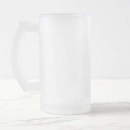 TAZA DE CRISTAL ESMERILADO PROBLEM SOLVED BEER MUG