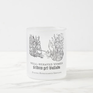 Taza De Cristal Esmerilado Problema y distensión (taza) de Tudor