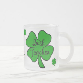 Taza De Cristal Esmerilado Profesor irlandés