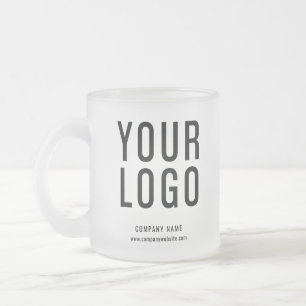 Taza De Cristal Esmerilado Promoción del logotipo comercial de personalizado