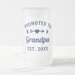 Taza De Cristal Esmerilado Promocionado Al Abuelo Abuelo Abuelo Abuelo Gramps