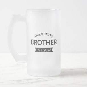 Taza De Cristal Esmerilado Promovido Al Hermano Este. II 2026