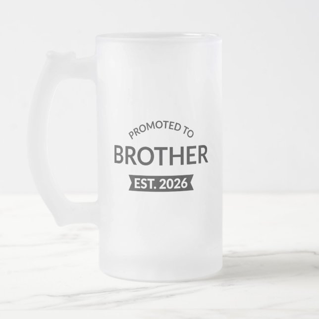 Taza De Cristal Esmerilado Promovido Al Hermano Este. II 2026 (Izquierda)