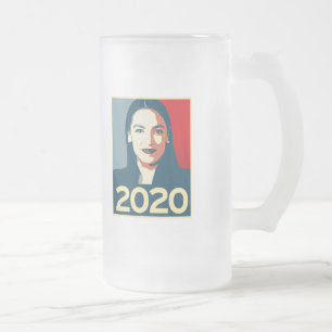 Taza De Cristal Esmerilado Propaganda AOC 2020