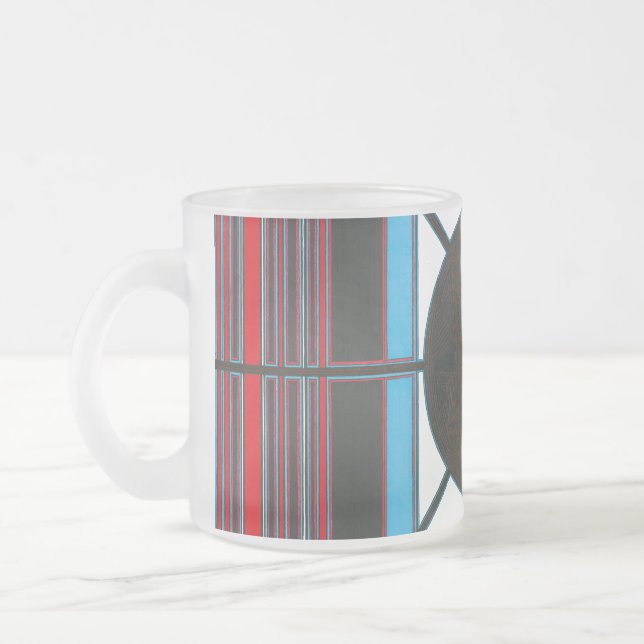 Taza De Cristal Esmerilado Prototipo japonés (Izquierda)