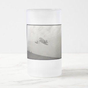 Taza De Cristal Esmerilado Prueba de vuelo en planeador Aviación Hermanos Wri