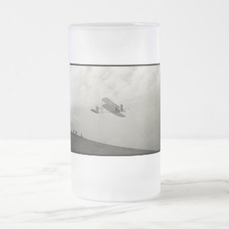 Taza De Cristal Esmerilado Prueba de vuelo en planeador Aviación Hermanos Wri