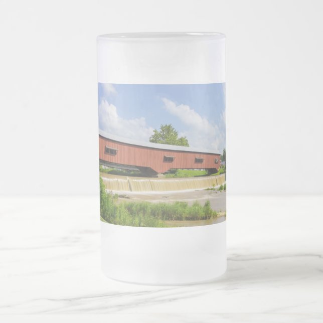Taza De Cristal Esmerilado Puente De Bridgeton Y Mug De Millón Frotado (Centro)