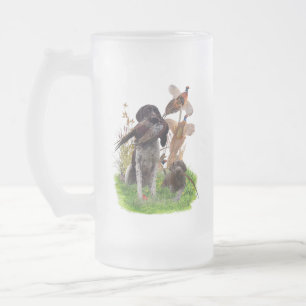 Taza De Cristal Esmerilado Puntero de Shorthtransmitió alemán