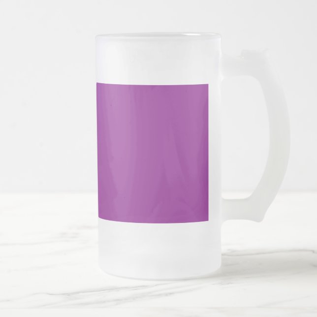 Taza De Cristal Esmerilado Púrpura (Derecha)