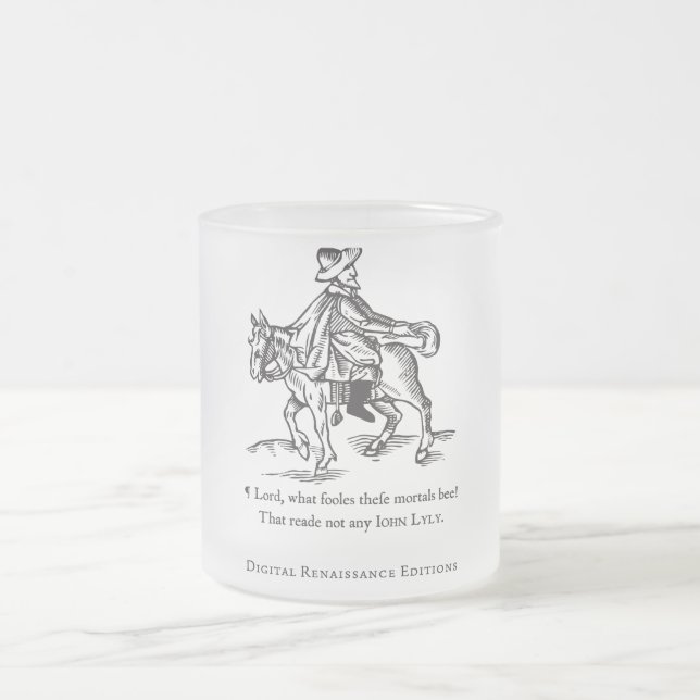 Taza De Cristal Esmerilado ¿Qué Endymion? (Jarra Ferdinand) (Centro)