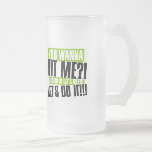 Taza De Cristal Esmerilado Quieres Mug