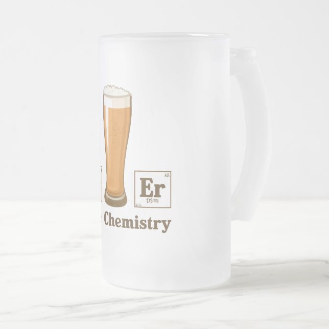 Taza De Cristal Esmerilado Química pura (Anverso derecho)