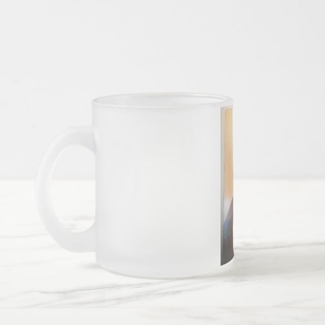 Taza De Cristal Esmerilado Racquel EvansTravel/Commuter Mug, 15 oz (Izquierda)