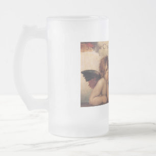 Taza De Cristal Esmerilado Rafael,Querubín Sixtino