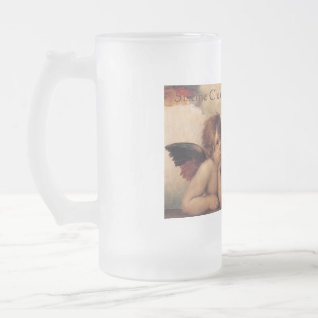 Taza De Cristal Esmerilado Raphael, Sistine Cherub (Izquierda)