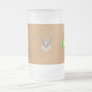 TAZA DE CRISTAL ESMERILADO RATA DEL RÍO