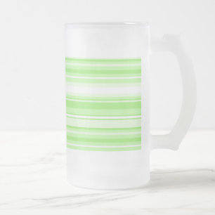 Taza De Cristal Esmerilado Rayas de limón