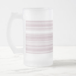 Taza De Cristal Esmerilado rayas rosadas de cuarzo Rosa
