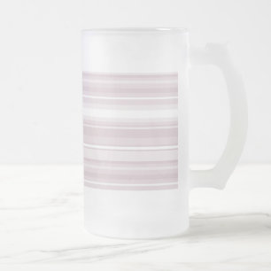 Taza De Cristal Esmerilado rayas rosadas de cuarzo Rosa