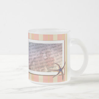 Taza De Cristal Esmerilado Rayas summery