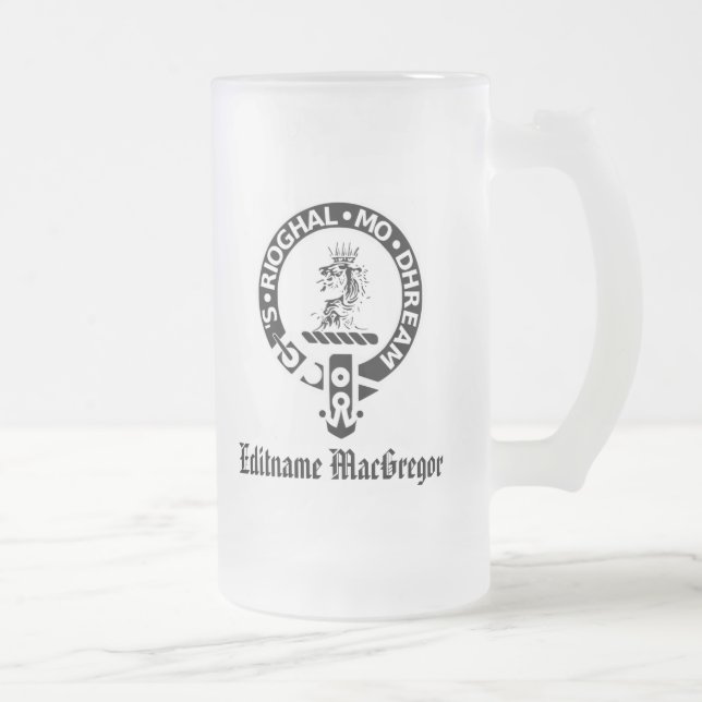 Taza De Cristal Esmerilado Real es mi raza Gregor Stein/taza (Derecha)