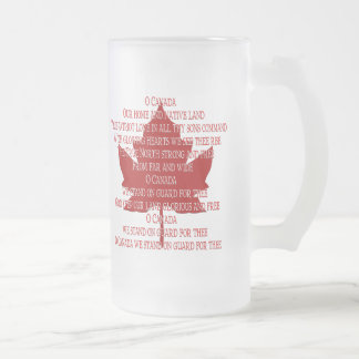 Taza De Cristal Esmerilado Regalo Canadá de cerveza de recuerdo de vidrio de