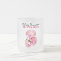 Regalo de flamenco de color rosa exótico moderno