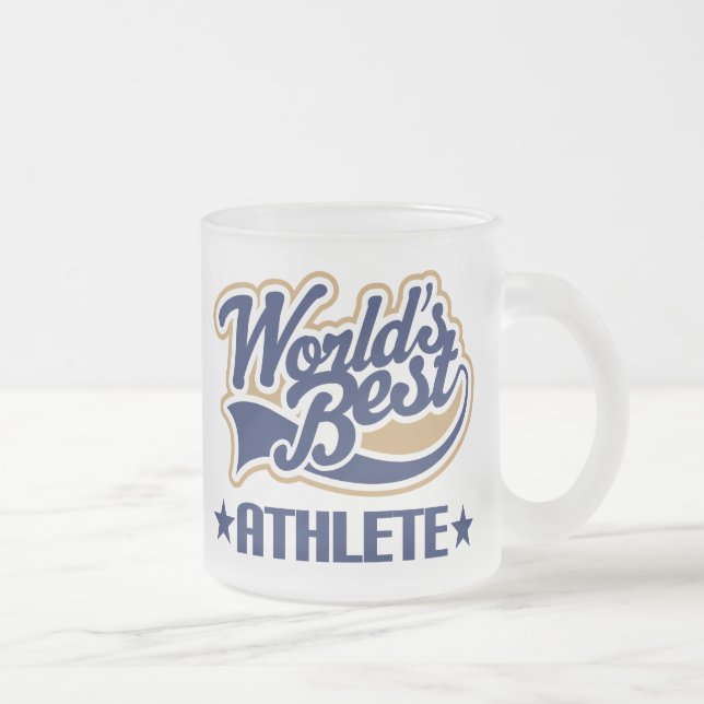 Taza De Cristal Esmerilado Regalo del atleta (Derecha)