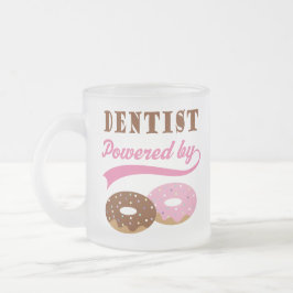 Taza De Cristal Esmerilado Regalo divertido del dentista