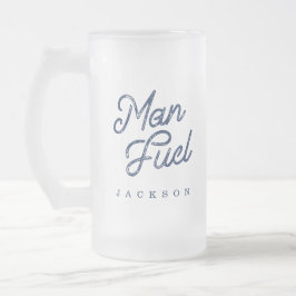 Taza De Cristal Esmerilado Regalo Para Él | Elegante regalo de Personalizado