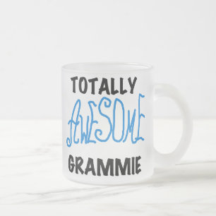Taza De Cristal Esmerilado Regalos azules totalmente impresionantes de las