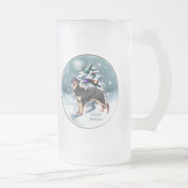 Taza De Cristal Esmerilado Regalos de Navidades de Hovawart