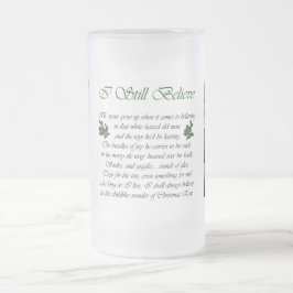 Taza De Cristal Esmerilado Regalos de Navidades de recuperadores planos
