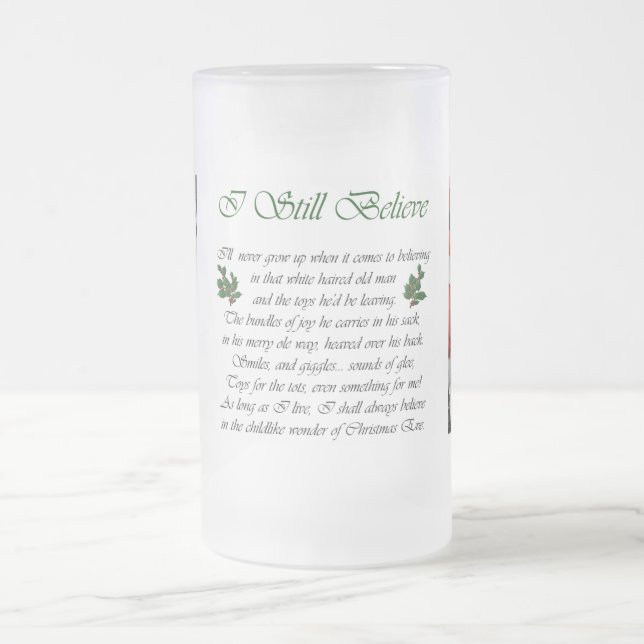 Taza De Cristal Esmerilado Regalos de Navidades de recuperadores planos (Centro)