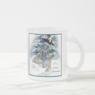 Taza De Cristal Esmerilado Regalos de Navidades de Tervuren de Bélgica