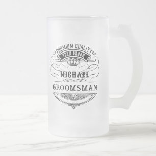 Taza De Cristal Esmerilado Regalos para los padrinos