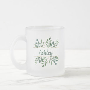 Taza De Cristal Esmerilado Regalos Personalizados para Damas de Honor Regal