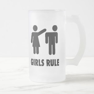 Taza De Cristal Esmerilado Regla helada de los Taza-Chicas